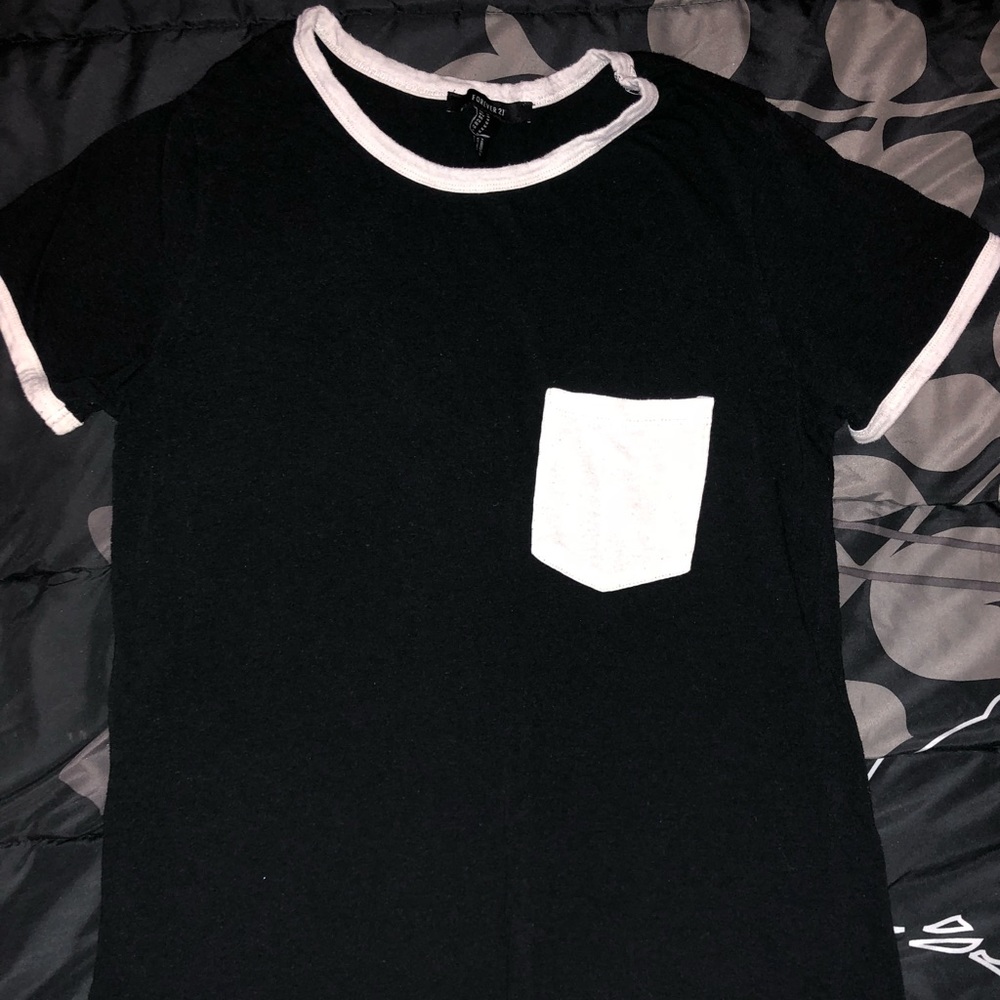 Black/White T-Shirt Dress